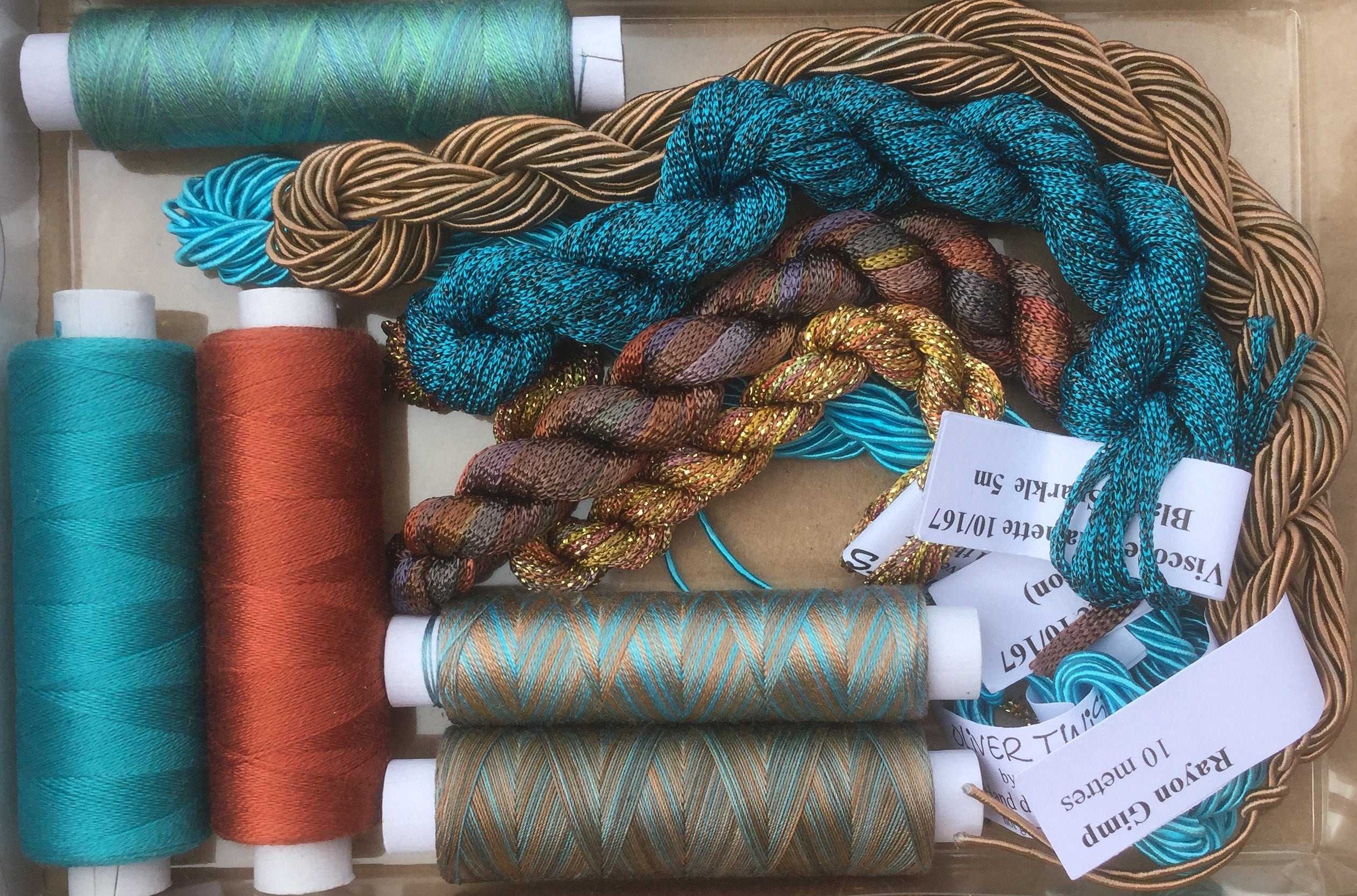 Thread Collections, Hand Dyed Embroidery Threads, Hand Dyed Machine