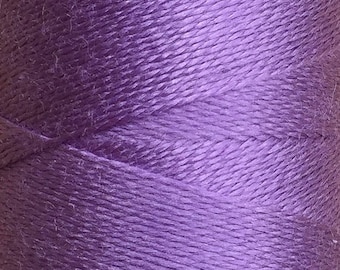 Lilac, Silk Machine Threads, 100% Mulberry Silk, Plain Dyed, Luxury Silk Threads, Spun Silk, Solid Colours, 300m, 325yds