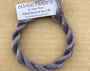 Silk 30/2 No.71 Chestnut, Embroidery Thread, Hand Dyed Embroidery Thread, Artisan Thread, Textile Art