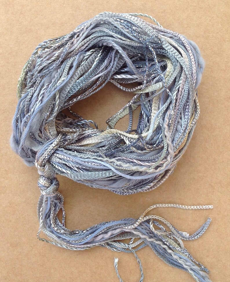 Embroidery Thread Selection Embellishment Yarn 56 Pebble Viscose Thread Colour No Hand Dyed Cotton Thread One Off Artisan Thread