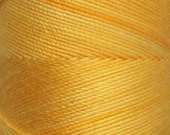 No.51 Daffodil, Hand Dyed Cotton Machine Thread, Individual Spool 150m, Machine Embroidery, machine Quilting