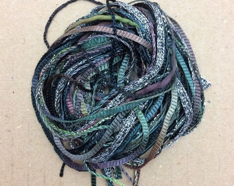 Tidbits, Charcoal, Hand Dyed Embroidery Threads, Creative Embrodery