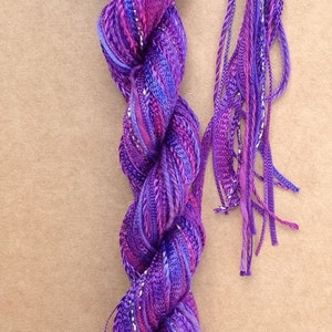 Hand Dyed Thread Selection, Two of a Kind, No.05 Violet, Cotton and ...