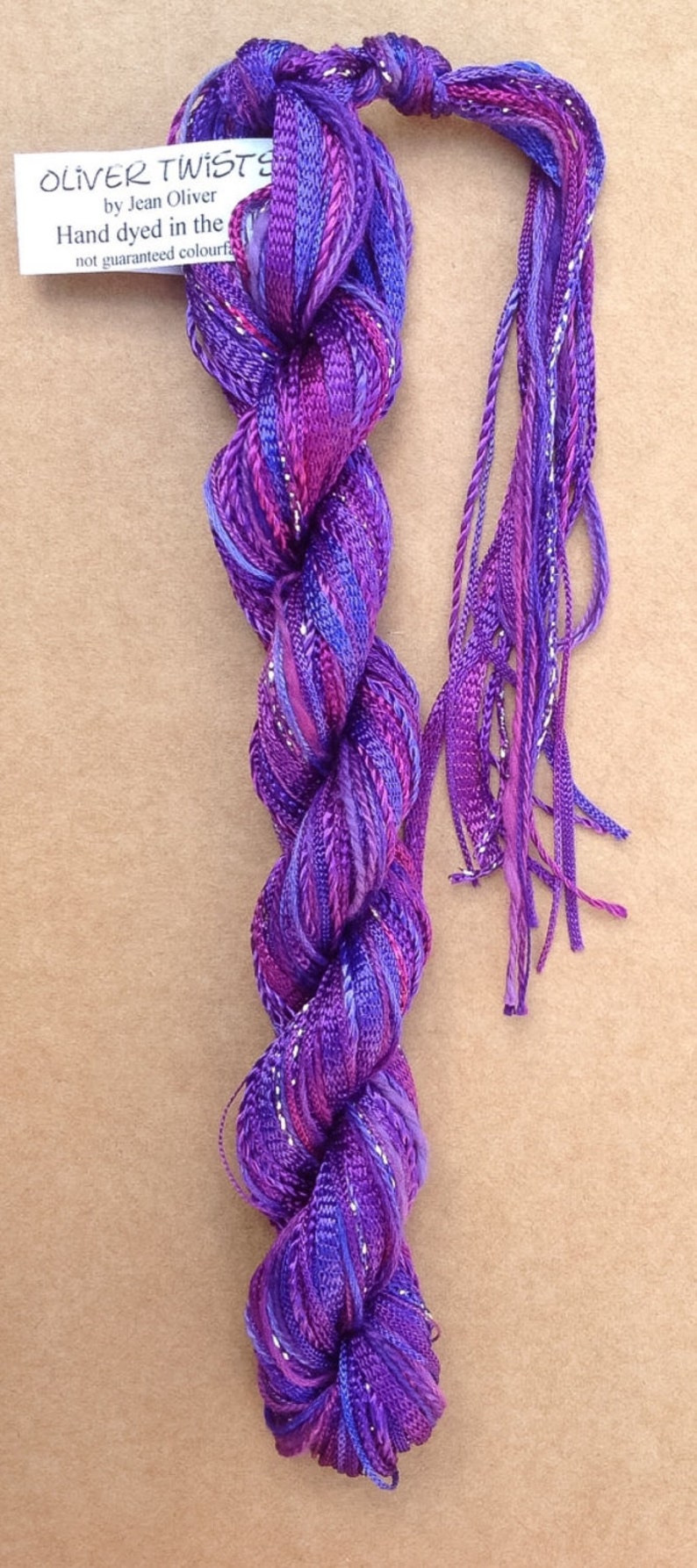 Hand Dyed Thread Selection, Two of a Kind, No.05 Violet, Cotton and ...