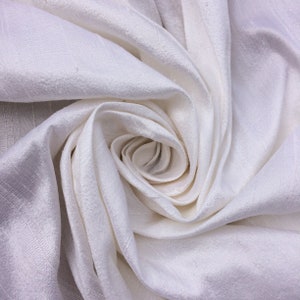 Silk Dupion, Medium Weight Silk Fabric, 85gsm, Slubby Silk, Textured, 0.5 metre x 137cm (54 inches) wide