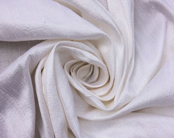 Silk Dupion, Medium Weight Silk Fabric, 85gsm, Slubby Silk, Textured, 0.5 metre x 137cm (54 inches) wide