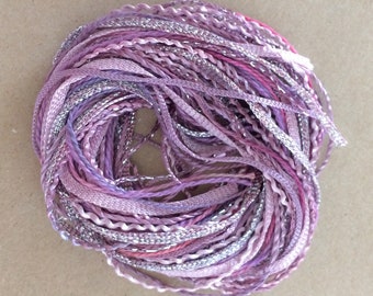 Tidbits, Dusky Rose, Hand Dyed Embroidery Threads, Creative Embrodery