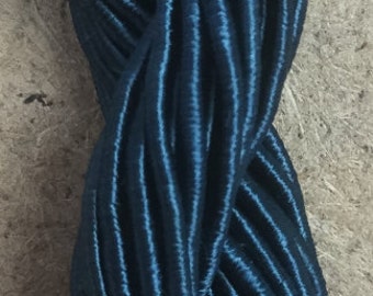 Viscose Gimp Thread, Mid Grey, Hand Dyed, Rayon Gimp, 10 metres