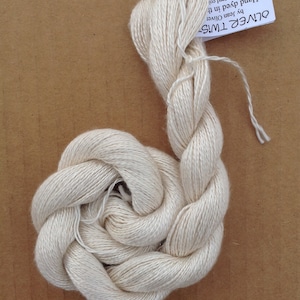 Silk 16/2 weight Yarn, Laceweight Yarn Silk Yarn, Weaving Yarn, Crochet Yarn, Natural, Undyed, Ivory,