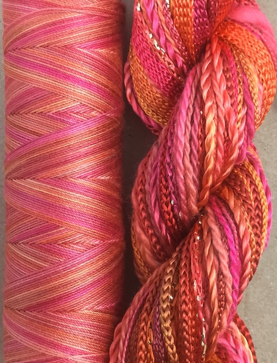 Hand Dyed Quilting Thread Hand Dyed Embroidery Threads Two | Etsy