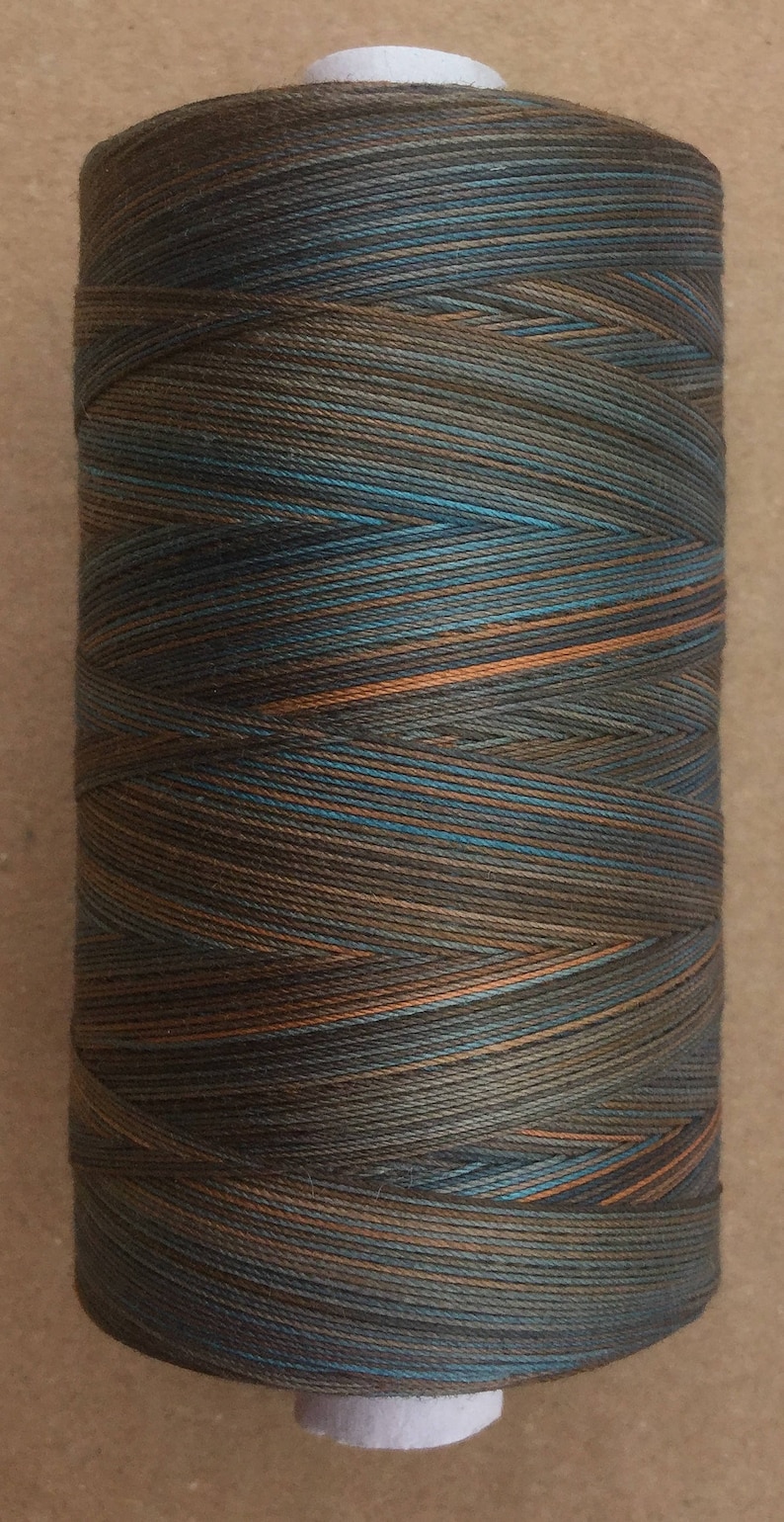 750m 820yds Eygyptian Cotton 40wt Hand Dyed Cotton Machine Quilting Thread Machine Embroidery Thread No.21 Rust