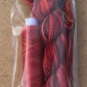 Hand Dyed Cotton and Viscose Thread Selection, Two of a Kind, No.02 ...
