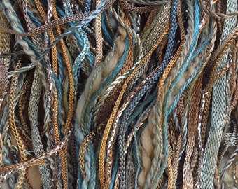 Hand Dyed Embroidery Threads, One Off, No.21 Rust, Hand Dyed Cotton and Viscose Thread Selection