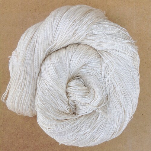 Silk Lace Weight Yarn Mulberry Spun Silk Yarn 2ply Knitting Etsy