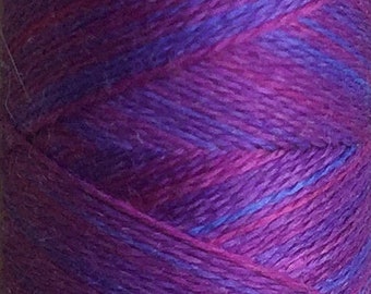Silk Machine Thread, Hand Dyed, No.05 Violet, 300m, Machine Embroidery, Hand Stitching, Quilting