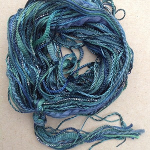 Hand Dyed Embroidery Threads, One Off, No.53 Spruce, Hand Dyed Cotton ...