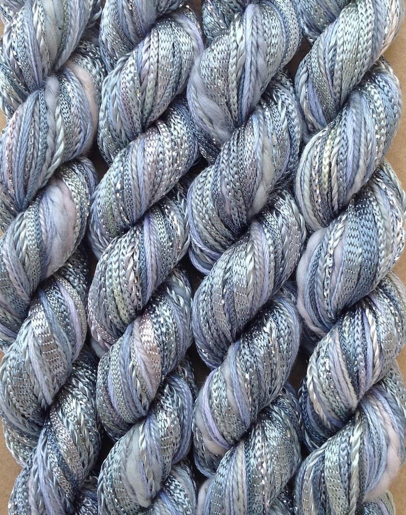 Embroidery Thread Selection Embellishment Yarn 56 Pebble Viscose Thread Colour No Hand Dyed Cotton Thread One Off Artisan Thread