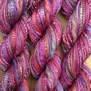Hand Dyed Embroidery Threads, Mixed Thread Selection, Textile Art ...