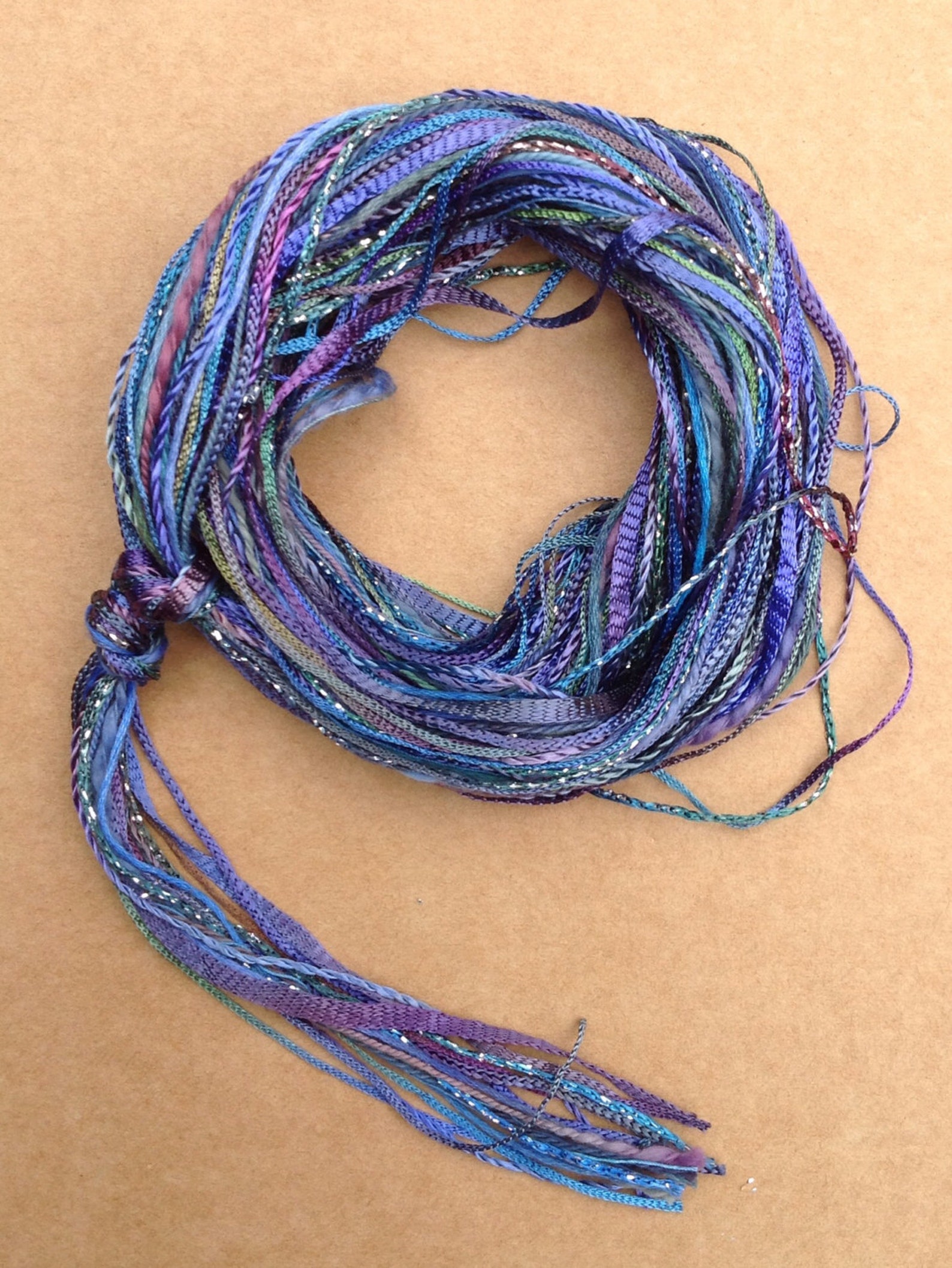 Hand Dyed Embroidery Thread Selection One Off No.57 Oil | Etsy UK