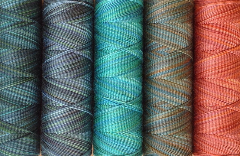 Hand Dyed Quilting Thread Thread Machine Quilting Thread 40 Etsy