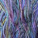 Hand Dyed Embroidery Thread Selection, One Off, No.57 Oil Slick, Mixed Embellishment Yarn, Cotton Thread, Viscose Thread, Canvaswork 