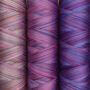 Scottish Heather, Hand Dyed Egyptian Cotton Machine Thread