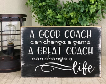 Coach Sign, MADE TO ORDER, Coach Gift