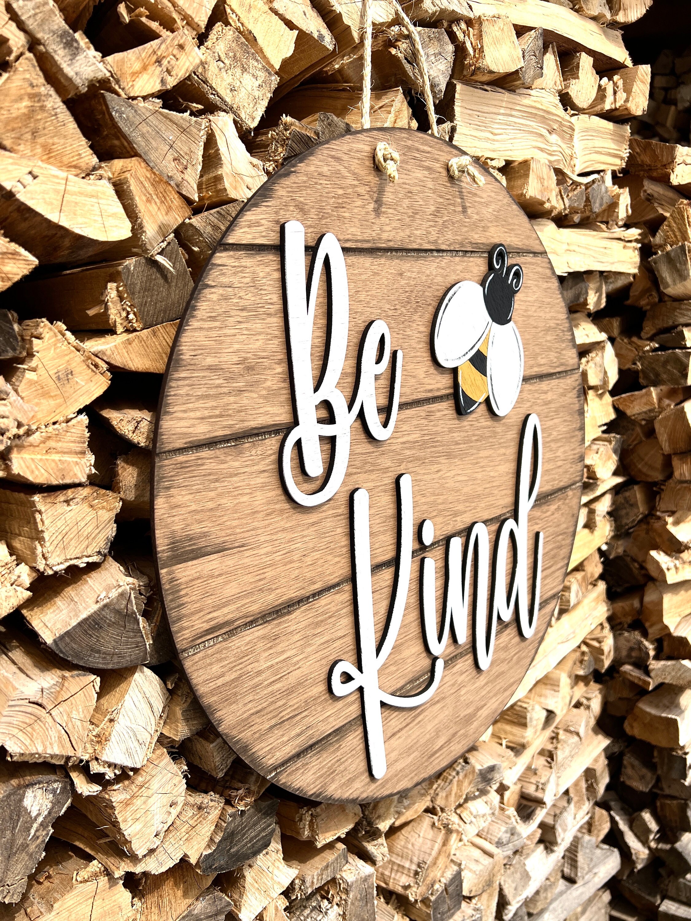 Be Kind Spring Bee Sign, Be Kind, Spring Sign, Spring Decor - Etsy