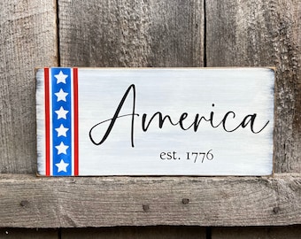America Sign, Made to Order, USA Sign