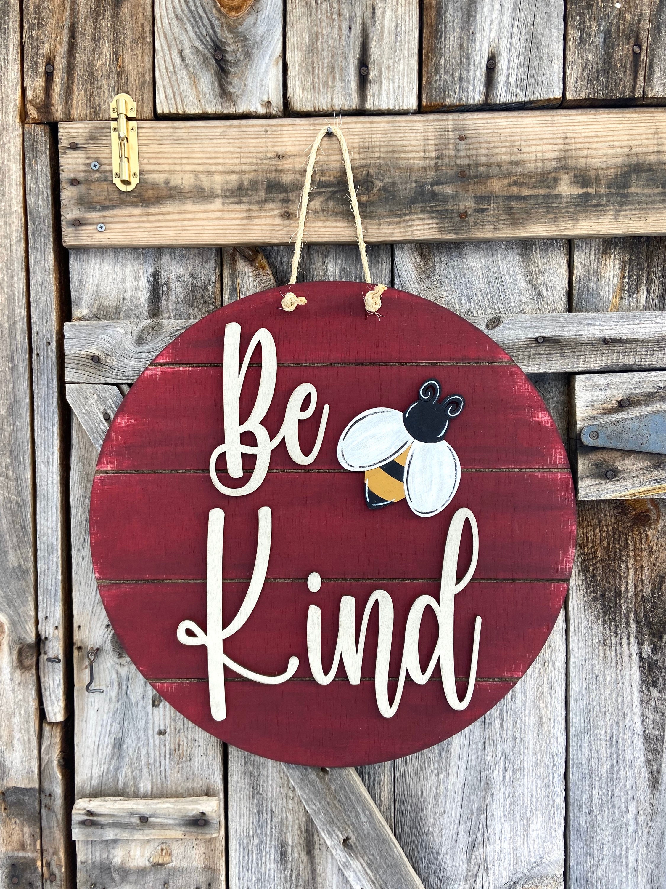 Be Kind Spring Bee Sign, Be Kind, Spring Sign, Spring Decor - Etsy