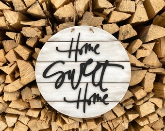 home sweet home sign, farmhouse home sign, home sign