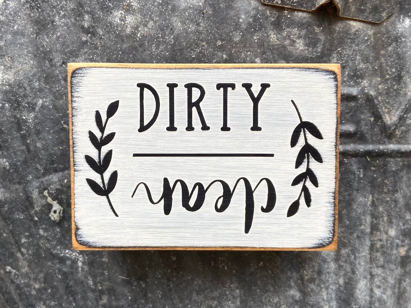 Farmhouse Dishwasher MADE TO ORDER Clean/Dirty Etsy