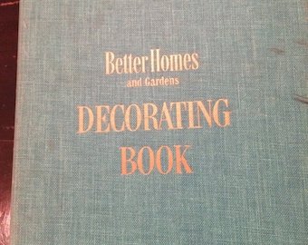Mediados del siglo de decoración libro Better Homes and Gardens decoración libro 1956
