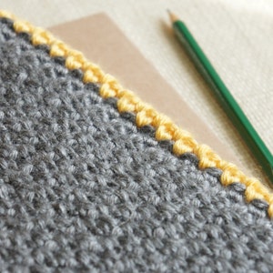 Crochet Clutch with Geometric Color Block Bias Flap PDF image 5