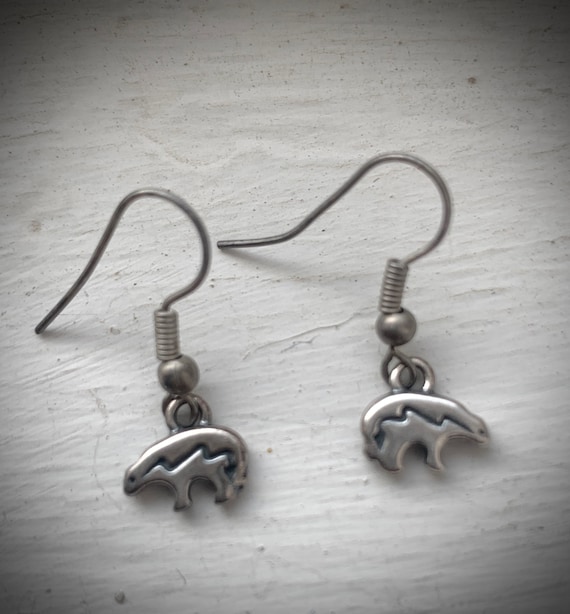 Native american bear best sale earrings