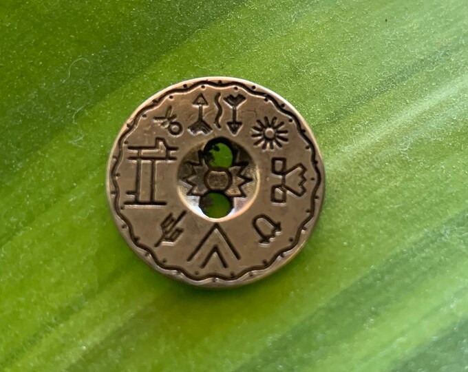 Copper Colored Native American Symbol Buttons, Tribal Buttons, Native ...