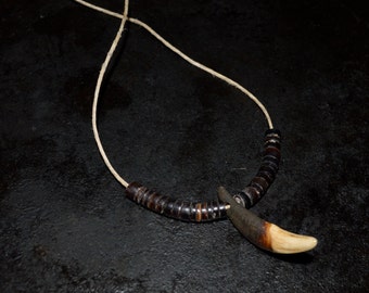Wolf tooth necklace, mens wolf tooth necklace, wolf necklace, animal tooth necklace, wolf tooth jewelry, mens wolf jewelry, tribal wolf,wolf
