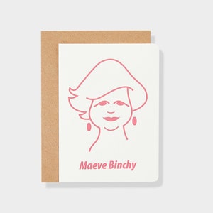 Tarjeta de felicitación de Maeve Binchy