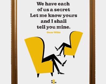 Oscar Wilde Dorian Gray Print - The one with the Confession