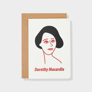 Tarjeta de felicitación de Dorothy Macardle