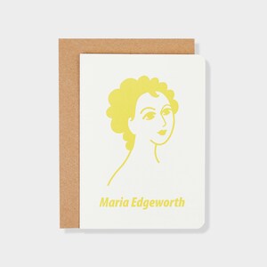 Tarjeta de felicitación de María Edgeworth