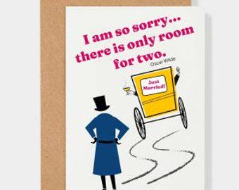 Wilde Wedding Greeting Card