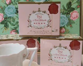 Nina's Marie Antoinette Tea: Franse zwarte thee met roos en appel