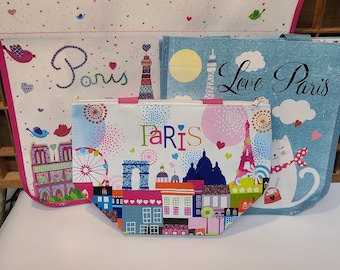 Bolsas de viaje de vinilo estilo París – Bolsas de recuerdo