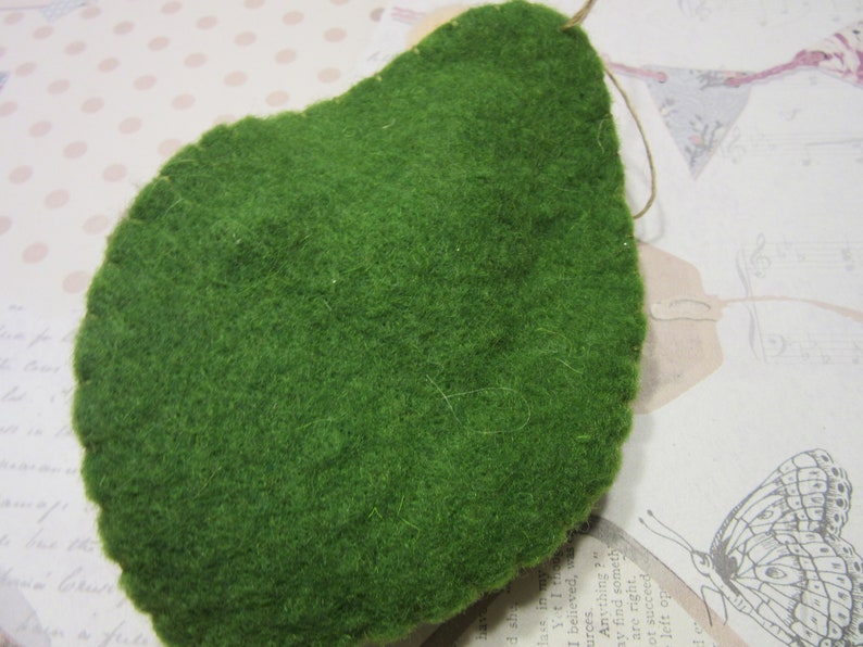 One Friendly Felt Mouse in Leaf Ornament Mouse Drinking Coffee Garden Home Decor Felted Mouse with Coffee Morning Coffee Mouse image 5