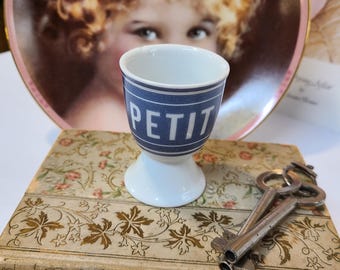 Petit Dejeuner Egg Cup: Collectible French Breakfast Decor