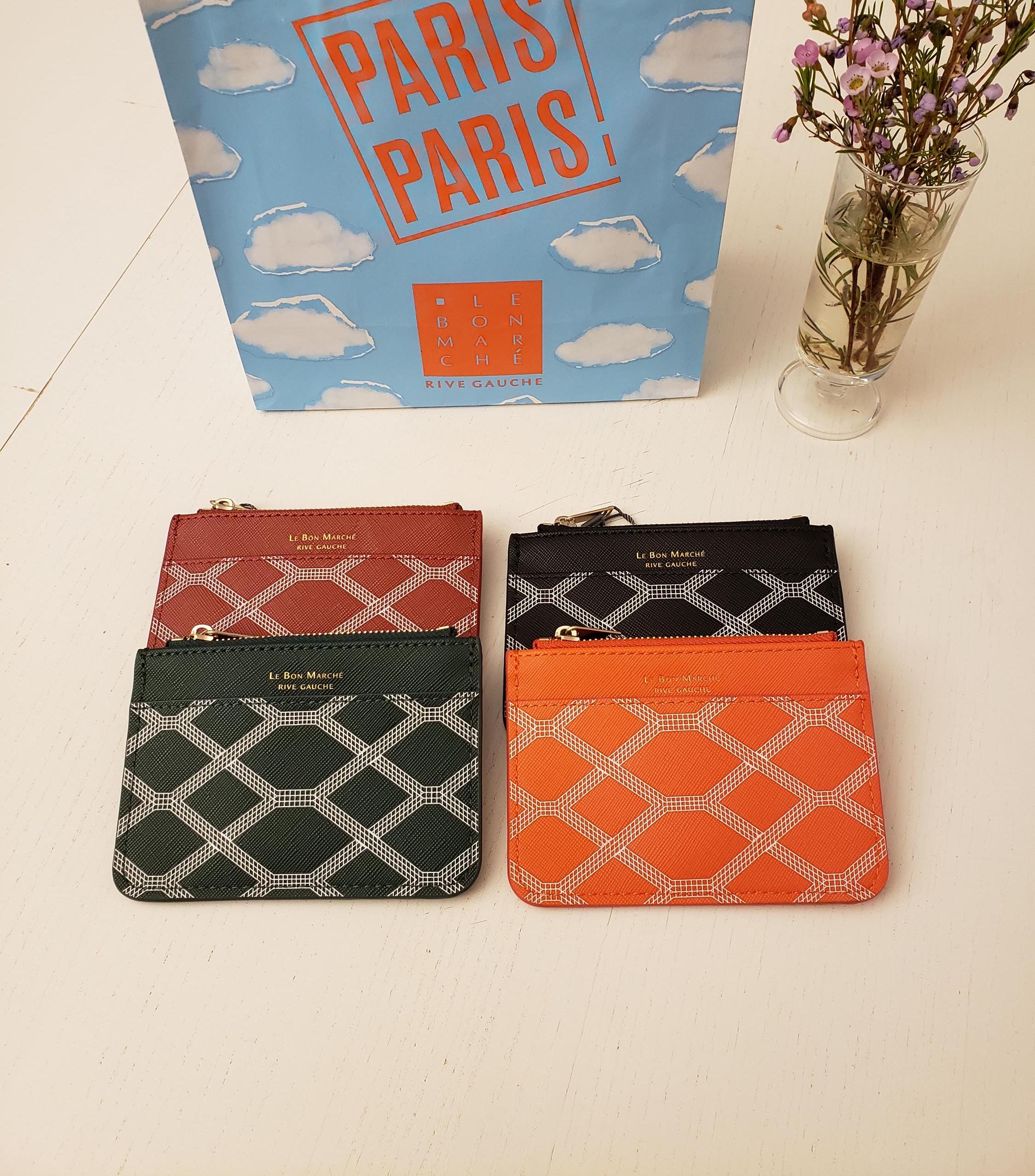 Le Bon Marche Wallet: Parisian Faux Leather Card Holder - Etsy