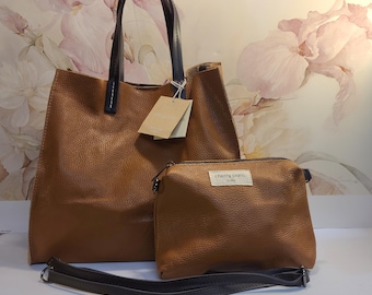 Naomie Bag - Leather - Made in Italy - Imported from France