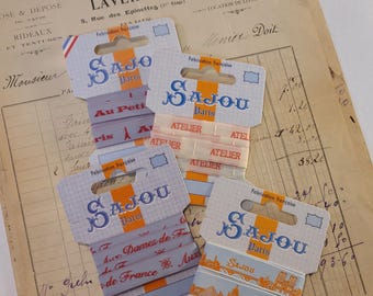 Sajou Ribbon - On Ribbon Card - About 1/2 Yard - Brand New