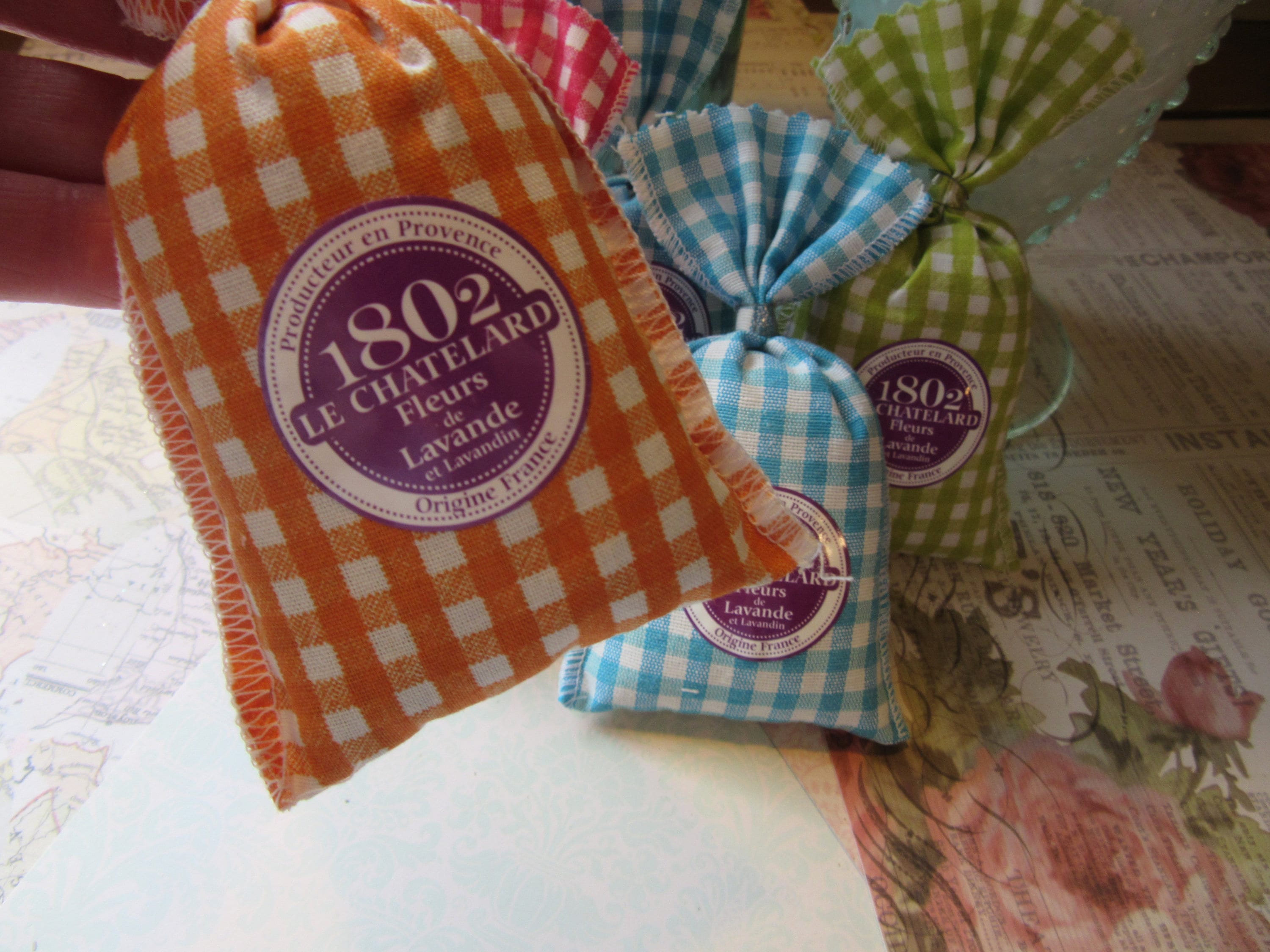 Authentic French Sachet Little Linen Bundle Filled with Etsy